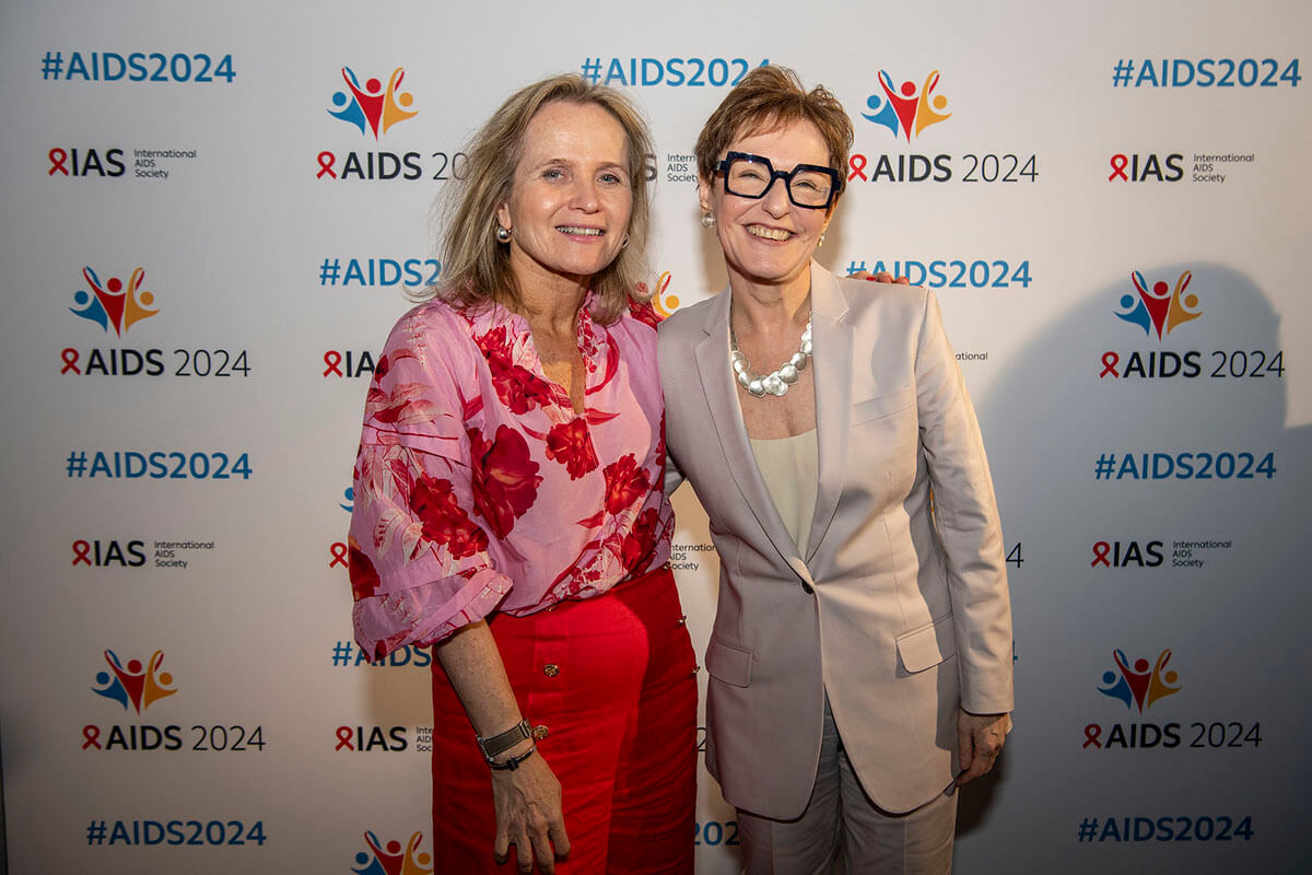 Sharon Lewin and Beatriz Grinsztein
